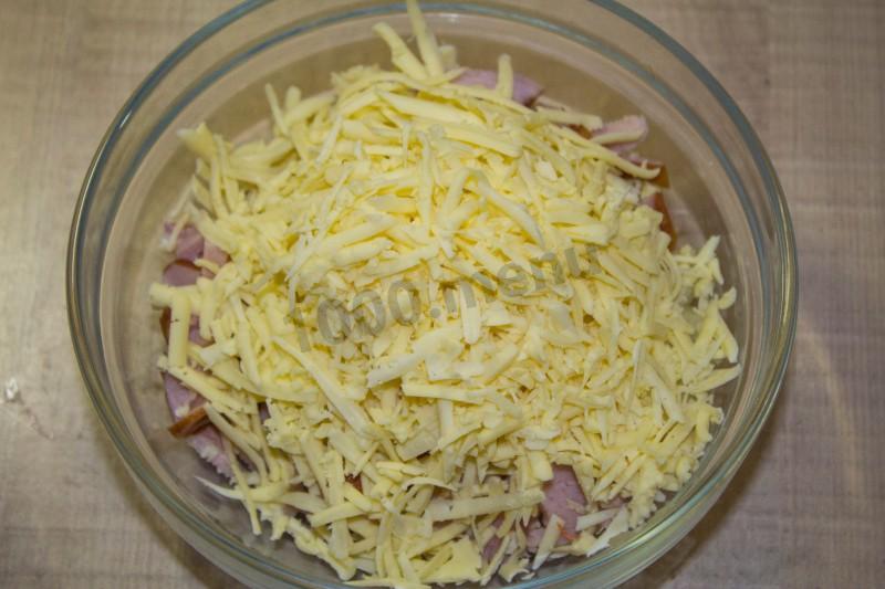 Шаг 11 приготовления Картошка с копченой курицей в духовке