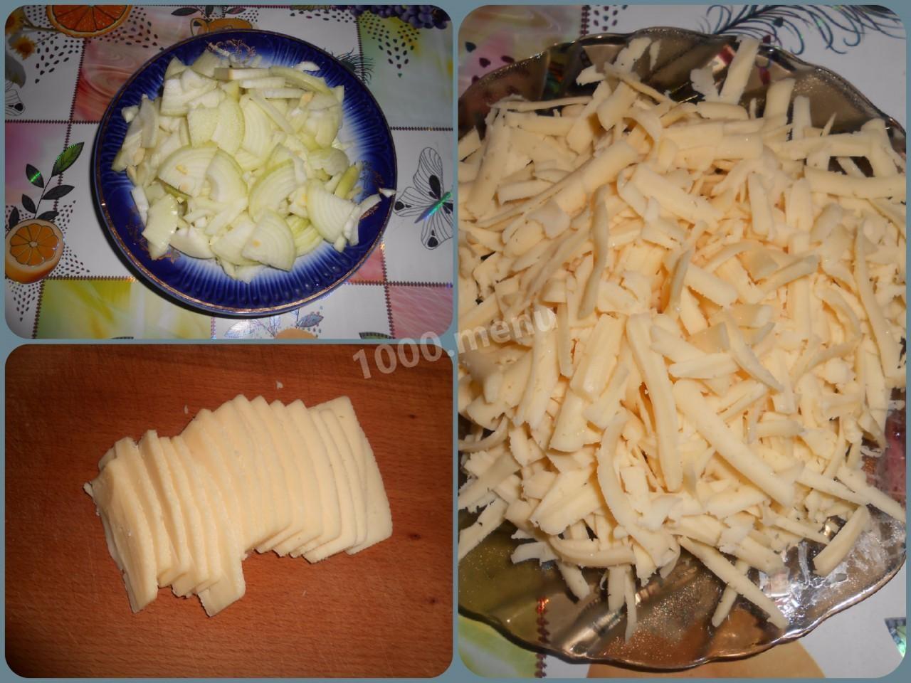 Шаг 3 приготовления Куриные голени с картошкой и сыром под сливками