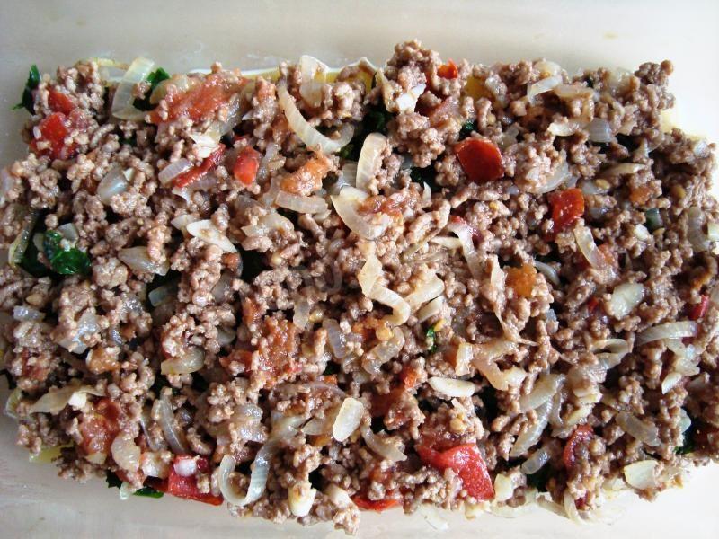 Шаг 10 приготовления Лазанья со шпинатом и сыром