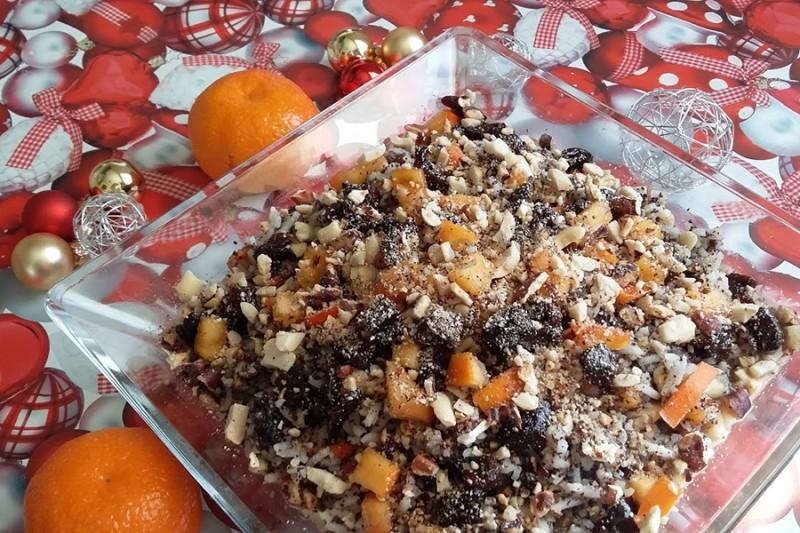 Обложка рецепта Кутья с рисом, маком, черносливом и курагой