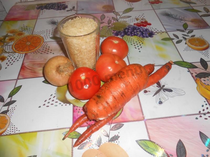Шаг 1 приготовления Рисовая каша с овощами на гарнир
