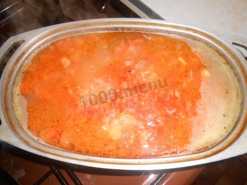 Шаг 5 приготовления Рисовая каша с овощами на гарнир