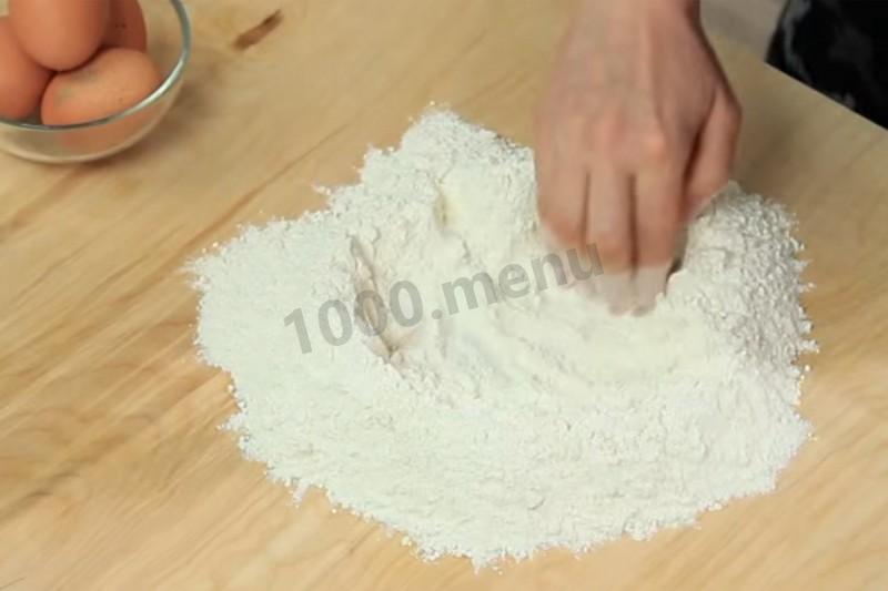 Шаг 2 приготовления Тортеллини с сыром