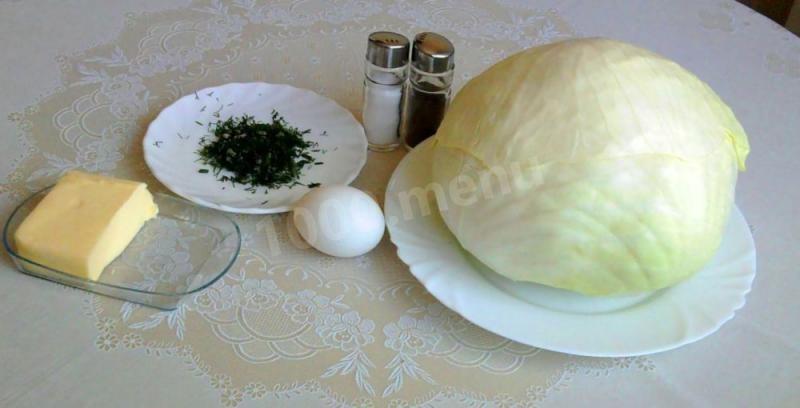 Шаг 1 приготовления Капуста отварная