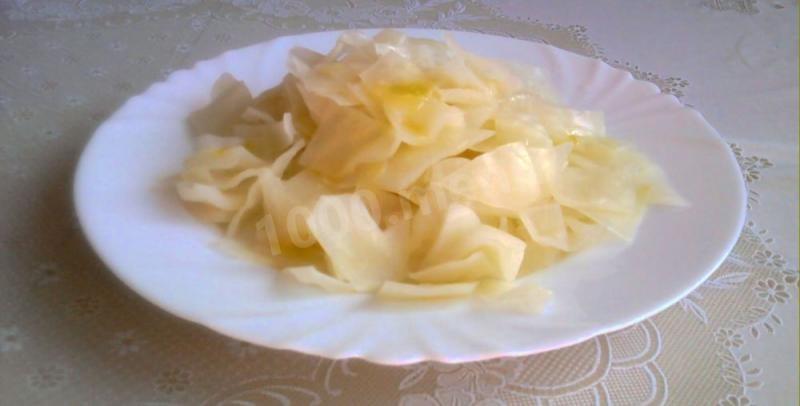 Шаг 4 приготовления Капуста отварная