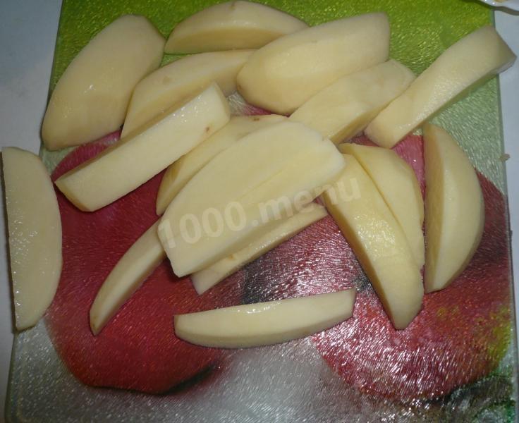 Шаг 3 приготовления Картофельный соус со свининой, морковью и майораном