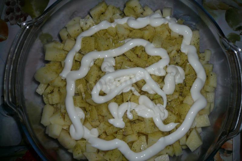 Шаг 7 приготовления Запеканка из свинины с картофелем Вкусный ужин
