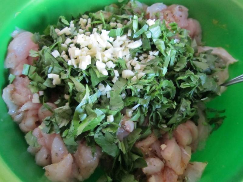 Шаг 6 приготовления Мексиканская кесадилья с курицей и сыром