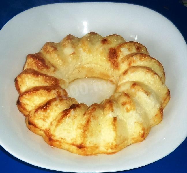 Шаг 7 приготовления Омлет как в детском саду в духовке пышный