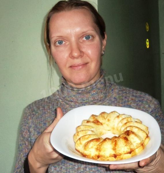 Шаг 8 приготовления Омлет как в детском саду в духовке пышный