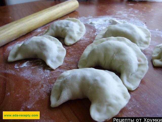 Шаг 10 приготовления Вкусные вареники с гречкой и овощами