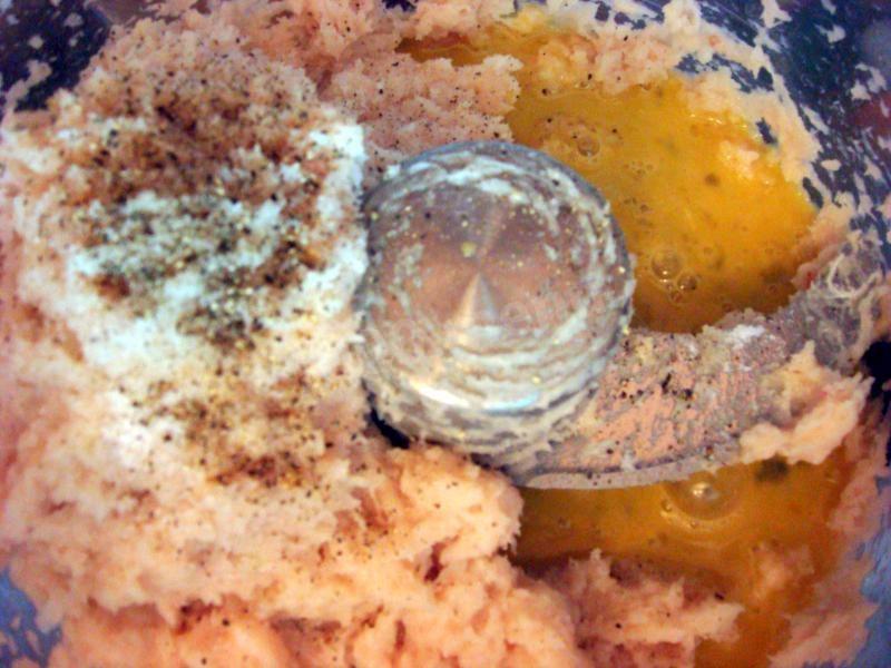 Шаг 13 приготовления Куриные котлеты с сыром Папараць кветка