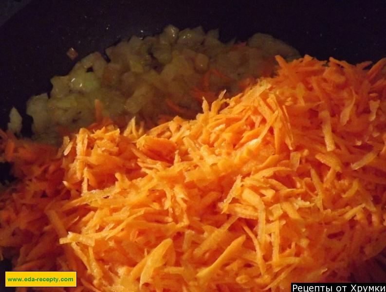 Шаг 4 приготовления Рисовая каша с грибами и мясом на воде