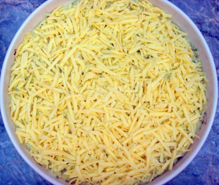 Шаг 18 приготовления Запеканка со свининой грибами картофельным пюре классическая