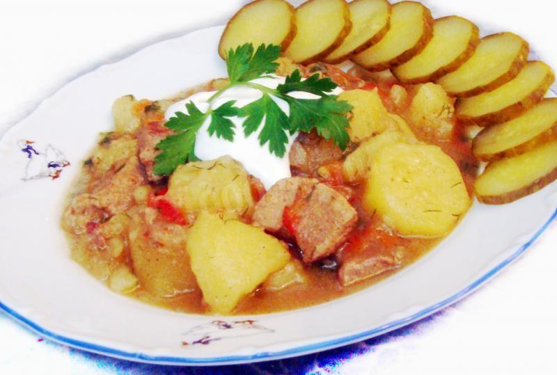 Обложка рецепта Мясо тушеное в пиве