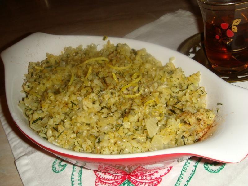 Обложка рецепта Булгур с корицей