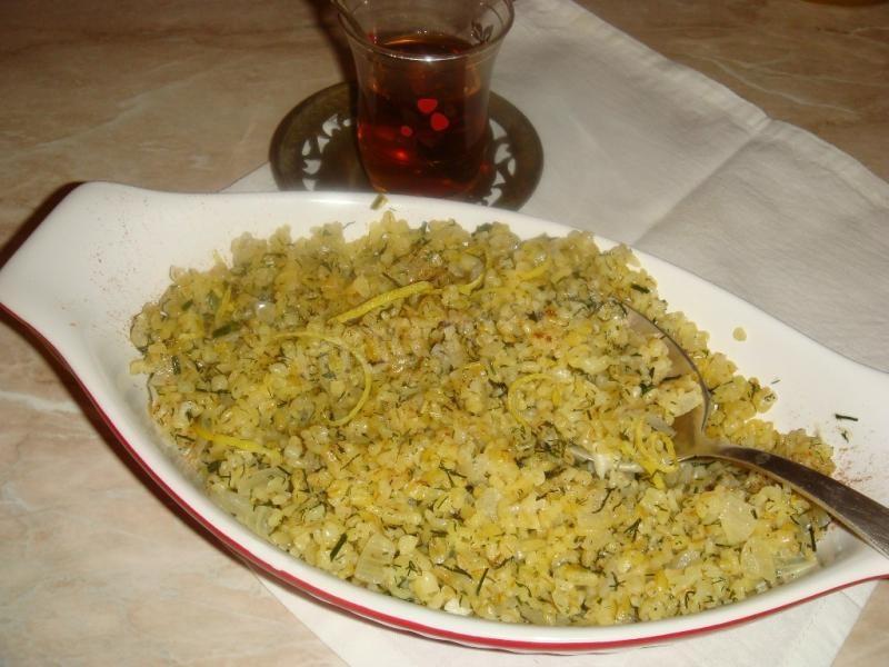 Шаг 12 приготовления Булгур с корицей