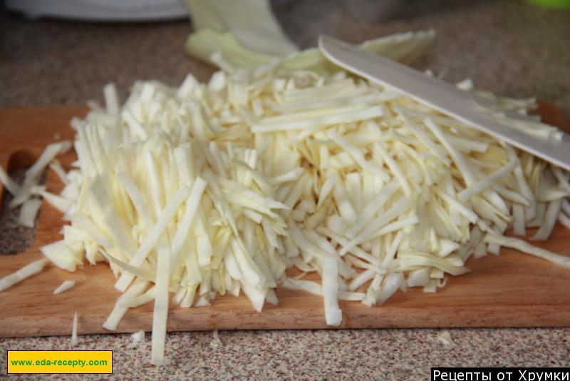 Шаг 1 приготовления Запеканка из капусты с кукурузой и сыром "Весенняя"