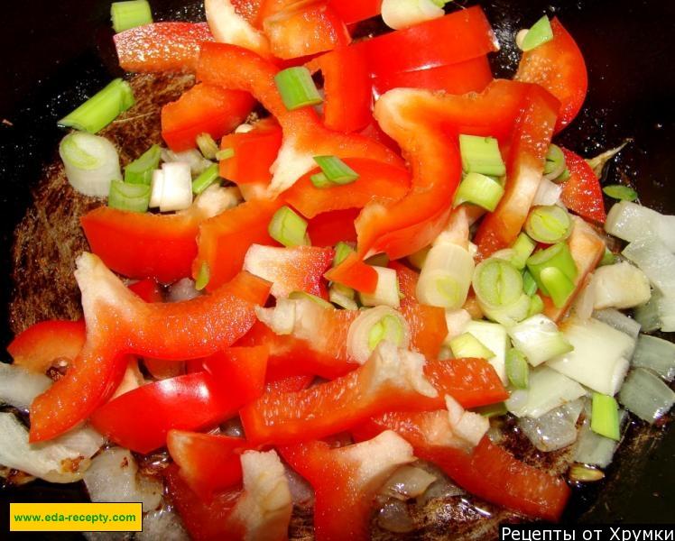 Шаг 4 приготовления Курица с овощами по-китайски