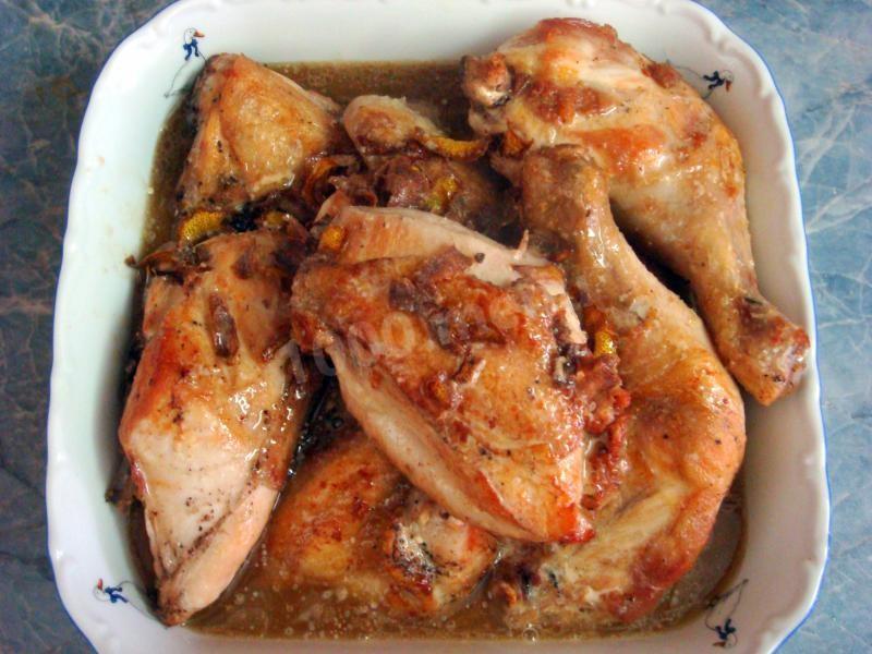 Шаг 11 приготовления Курица на молоке