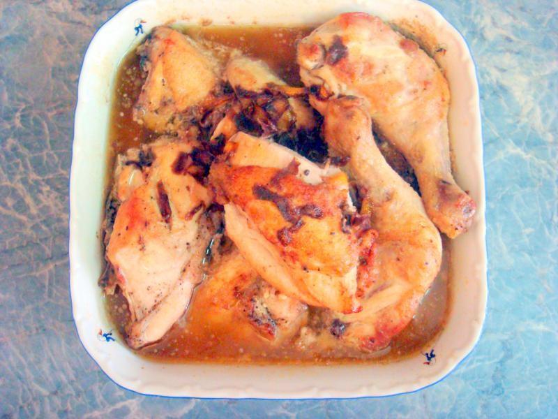 Шаг 13 приготовления Курица на молоке