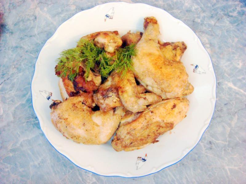 Шаг 15 приготовления Курица на молоке