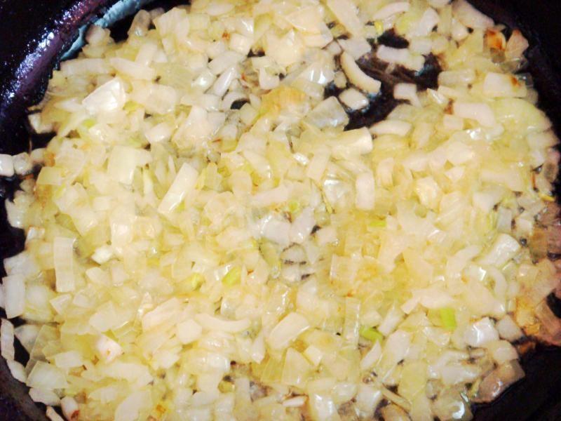 Шаг 8 приготовления Овощное рагу кабачки с капустой и шампиньонами
