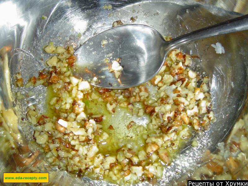 Шаг 4 приготовления Гнезда из рисовой вермишели