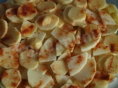 Шаг 2 приготовления Овощная запеканка с мясным фаршем