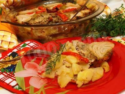 Шаг 6 приготовления Овощная запеканка с мясным фаршем