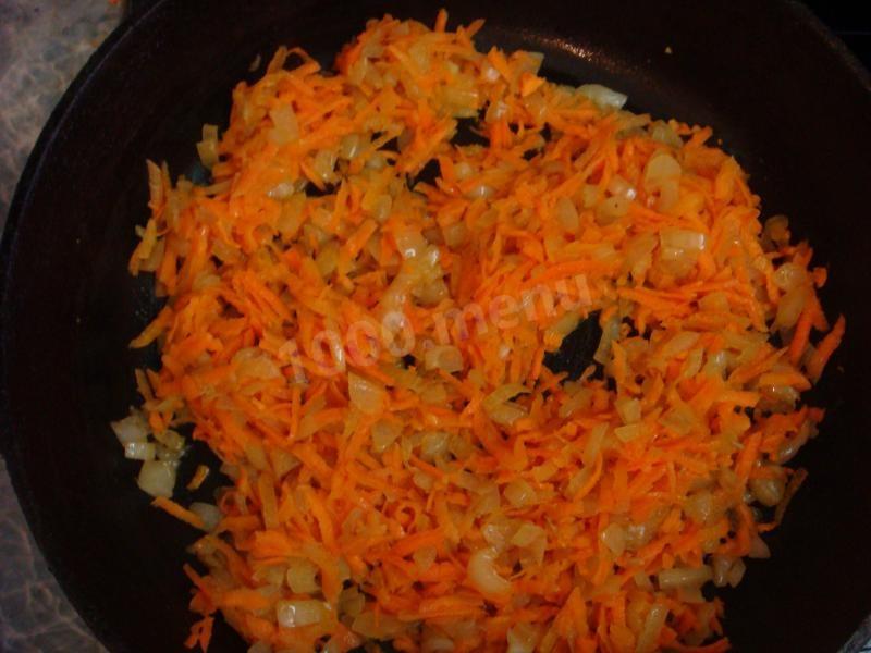 Шаг 11 приготовления Овощное рагу с грибами, кабачками и баклажанами