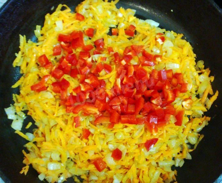 Шаг 13 приготовления Овощное рагу с грибами, кабачками и баклажанами