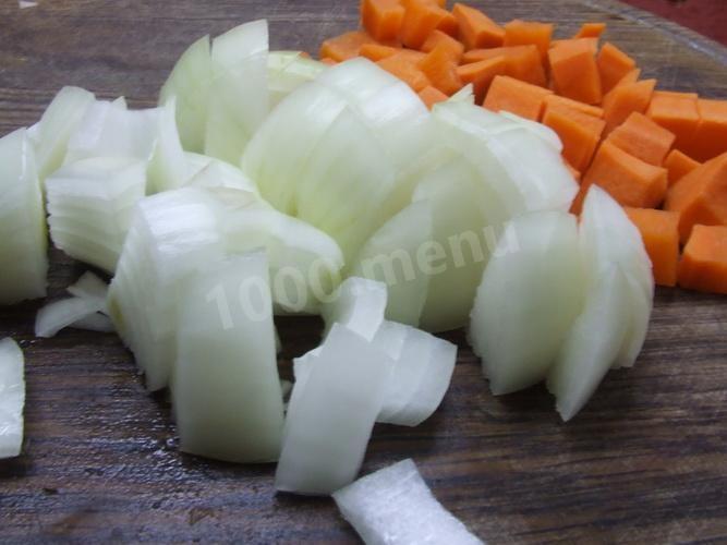 Шаг 2 приготовления Куриный гуляш из филе курицы