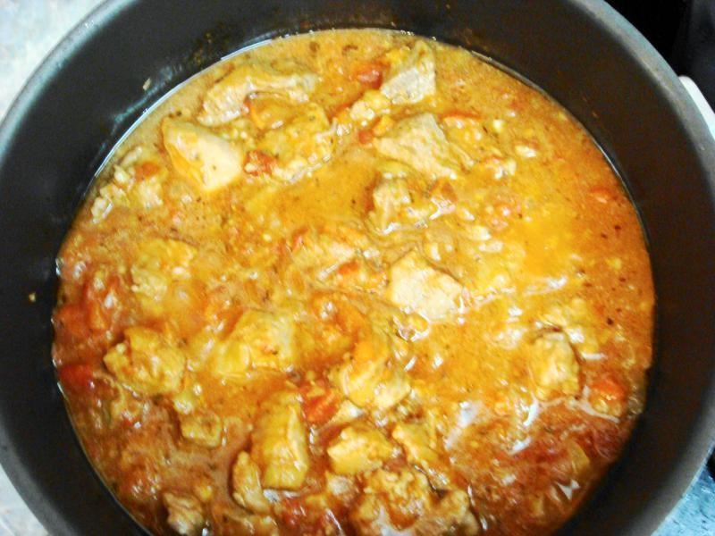 Шаг 13 приготовления Гуляш с овощами