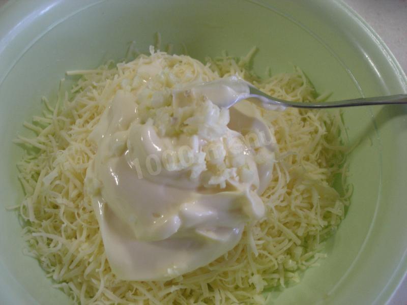 Шаг 3 приготовления Мясная плетенка