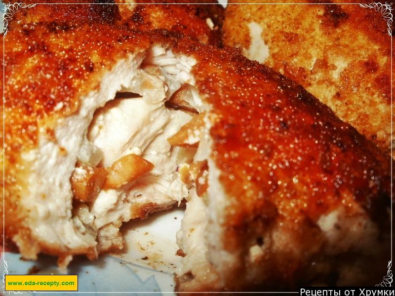 Шаг 11 приготовления Конверты из курицы с опятами