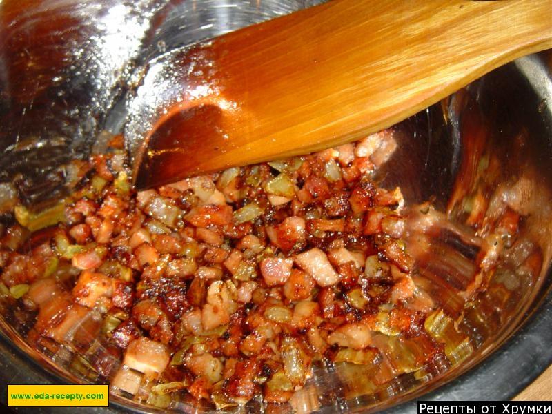 Шаг 3 приготовления Картофель с начинкой