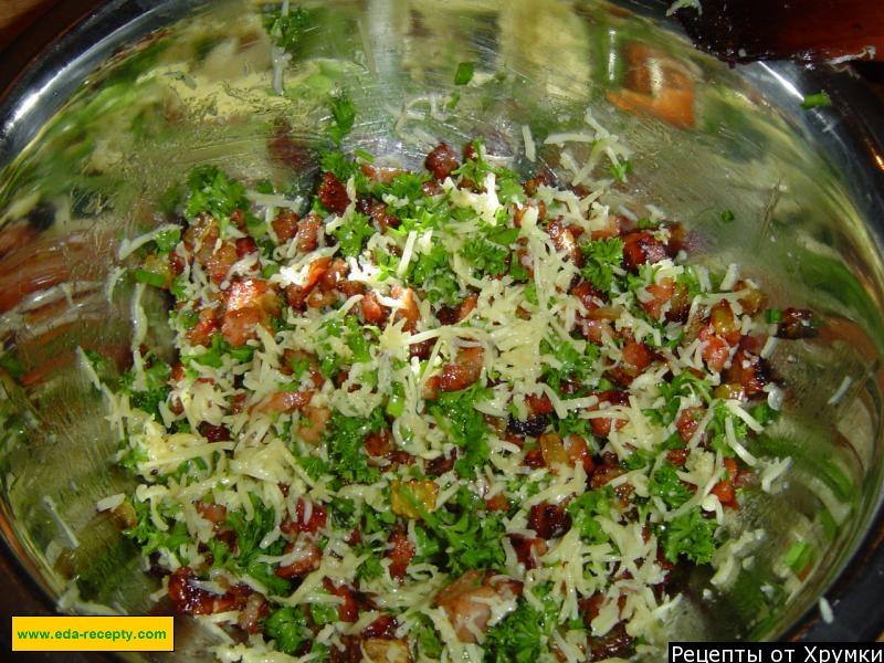 Шаг 5 приготовления Картофель с начинкой