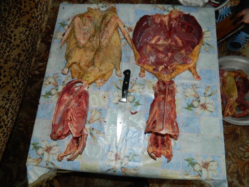 Шаг 1 приготовления Запеченная утка