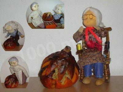 Шаг 4 приготовления Тыква, фаршированная рисом и мясом, и со сказкой