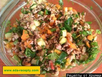 Шаг 4 приготовления Каннелони с мясным фаршем и овощами