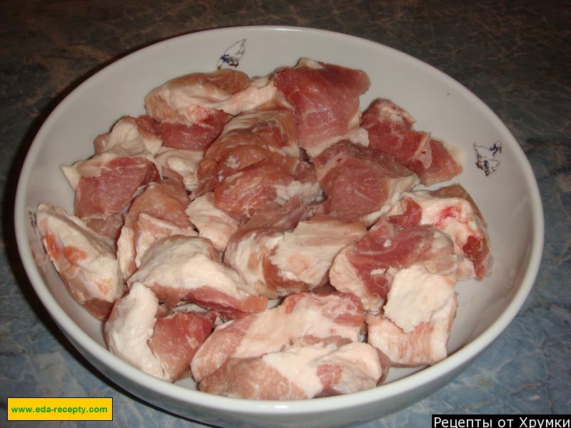 Шаг 1 приготовления Мясо почти по-французски в духовке