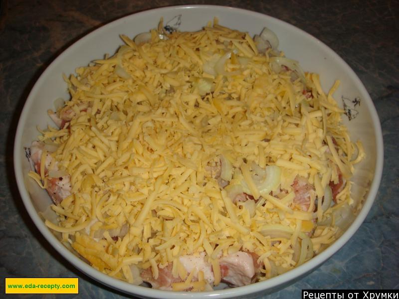 Шаг 4 приготовления Мясо почти по-французски в духовке