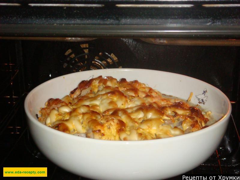 Шаг 6 приготовления Мясо почти по-французски в духовке