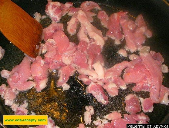 Шаг 2 приготовления Плов свинина с рисом в мультиварке