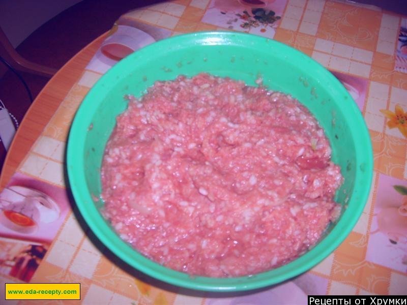 Шаг 6 приготовления Ленивые голубцы с рисом и фаршем