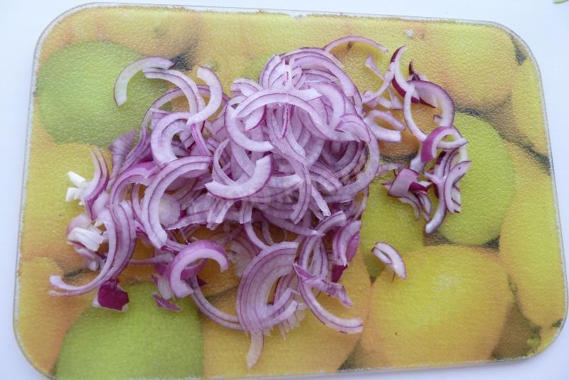 Шаг 2 приготовления Блины из рисовой бумаги с шампиньонами