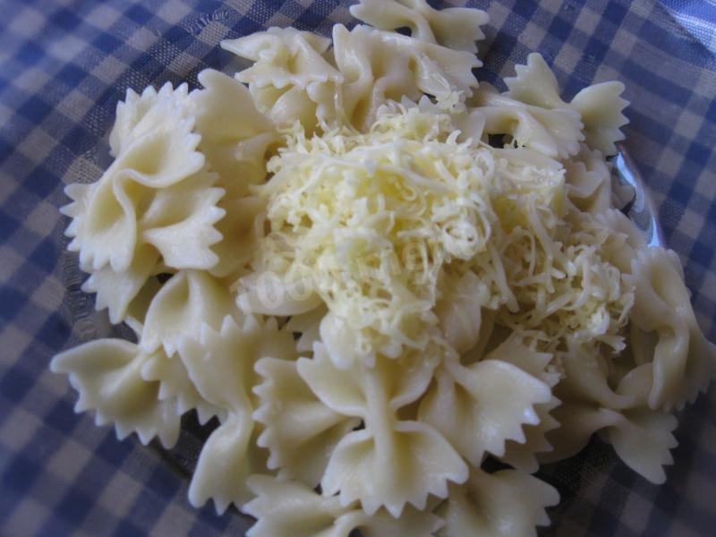 Шаг 11 приготовления Фарфалле с лососем