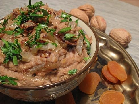 Обложка рецепта Каша из чечевицы с луком и корнем петрушки