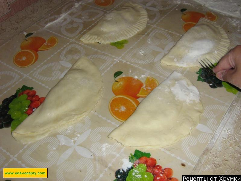 Шаг 10 приготовления Вкусные чебуреки